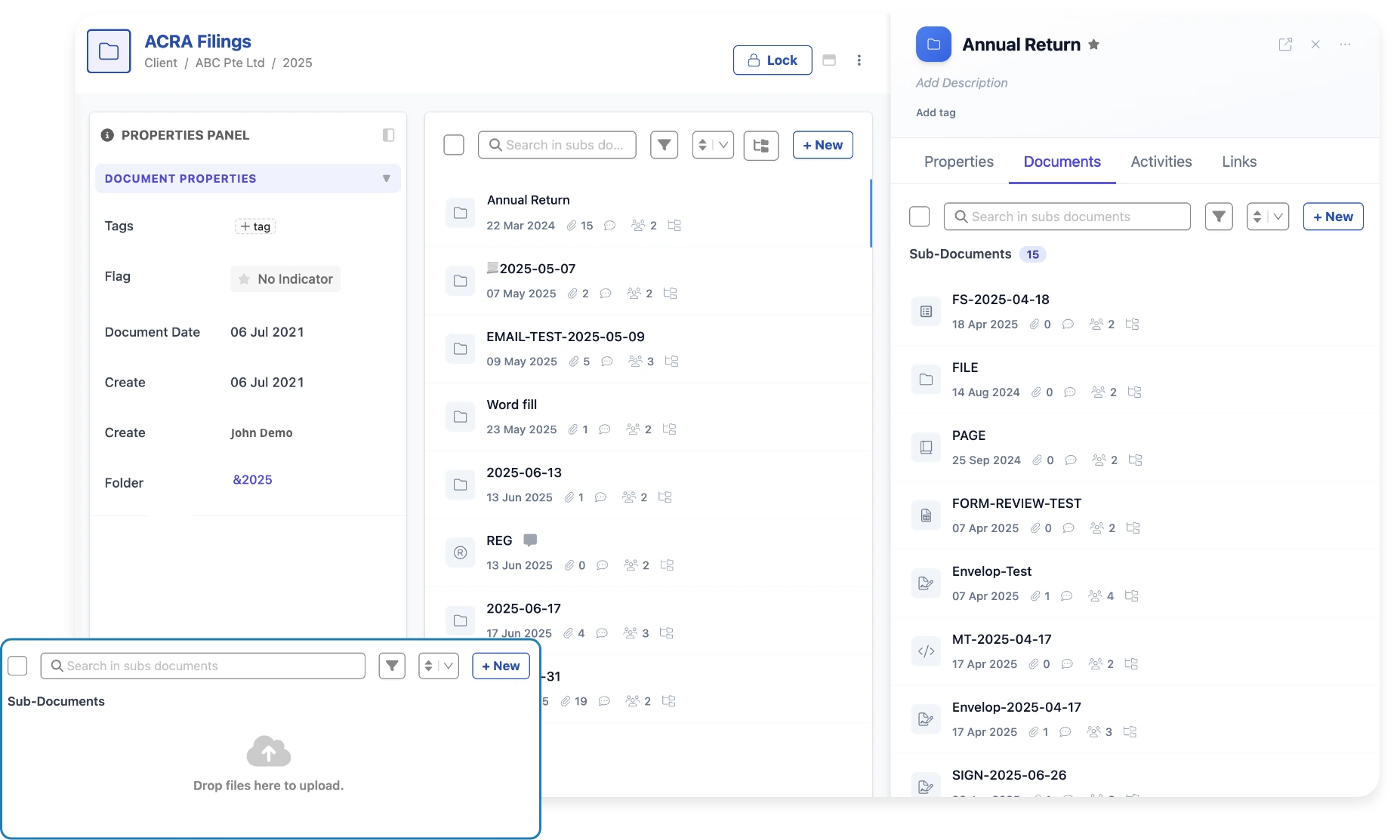 Organize complex entity documentation with nested folders and intuitive structure