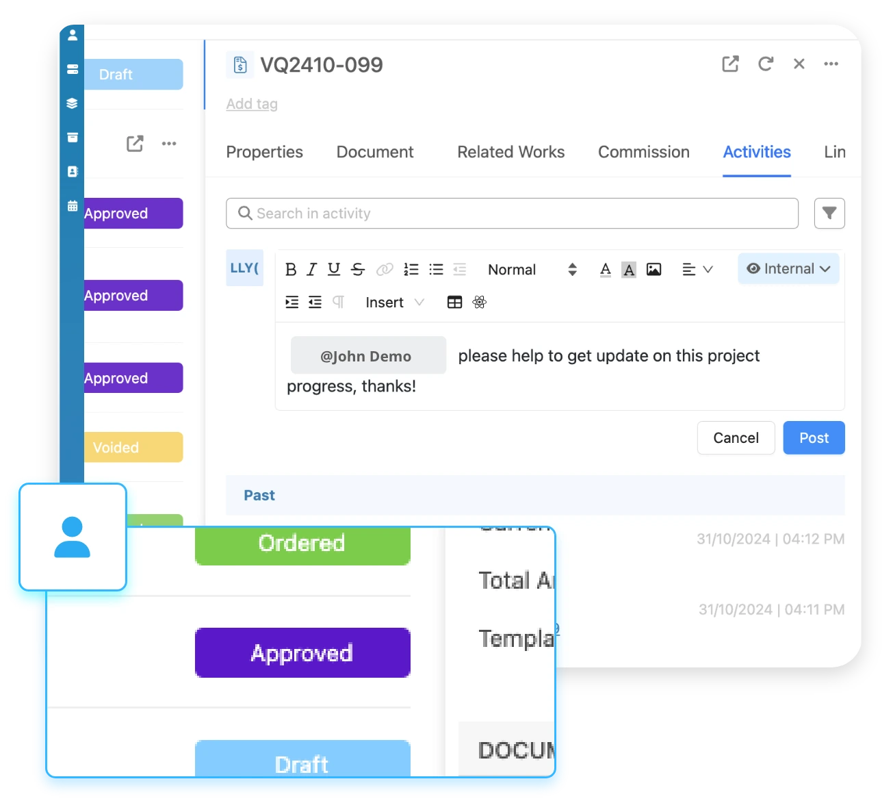 Easy Collaboration Interface